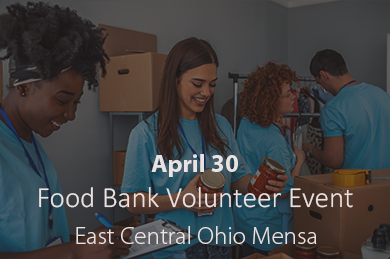 Food Bank Volunteer Event - East Central Ohio Mensa